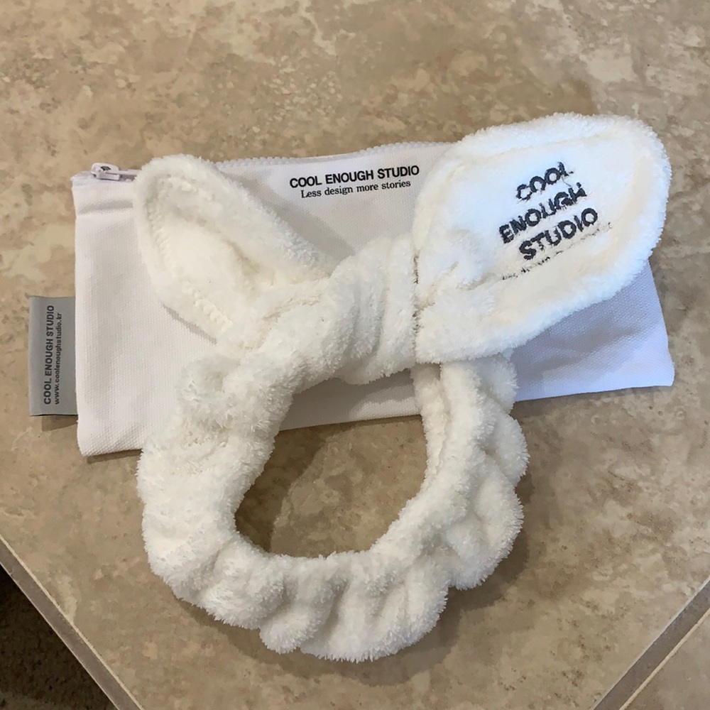 Cool Enough Studio | Bunny Ears Headband & Pouch